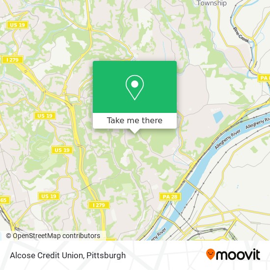 Mapa de Alcose Credit Union