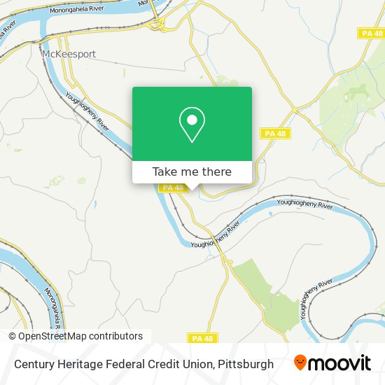 Century Heritage Federal Credit Union map