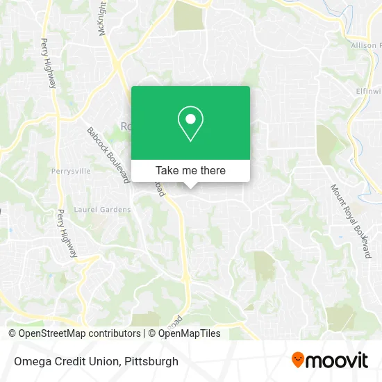 Omega Credit Union map