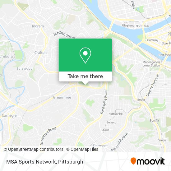 MSA Sports Network map