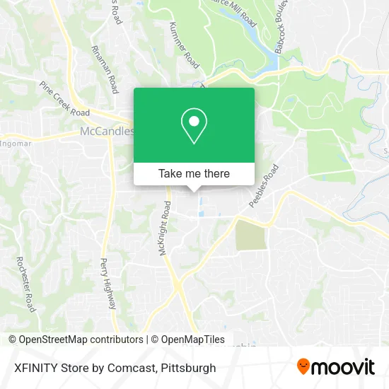 XFINITY Store by Comcast map