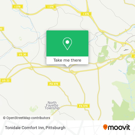 Mapa de Tonidale Comfort Inn