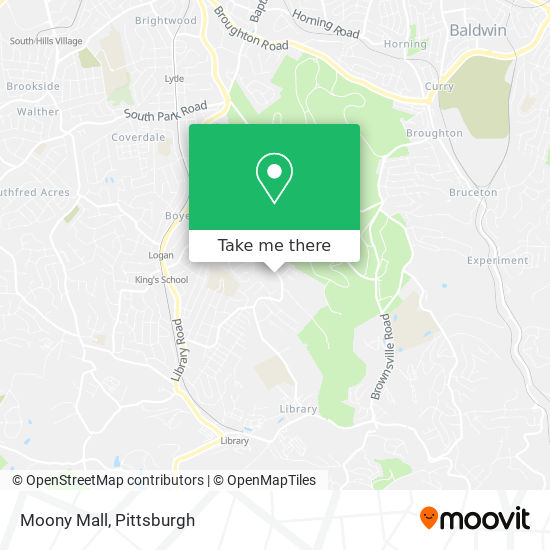 Moony Mall map