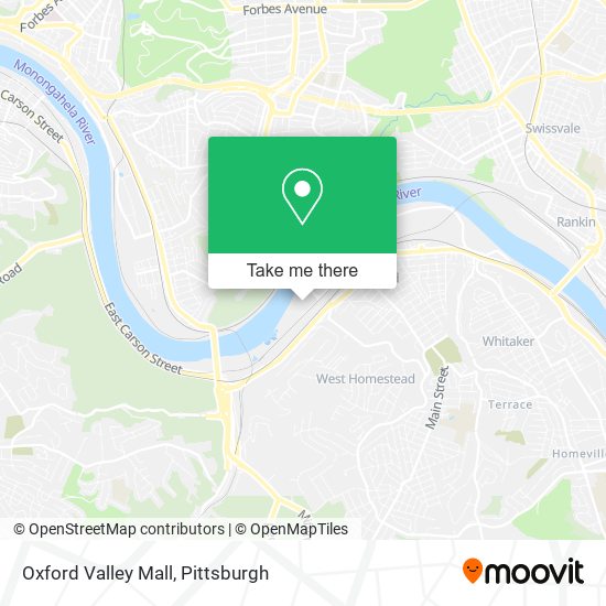 Mapa de Oxford Valley Mall