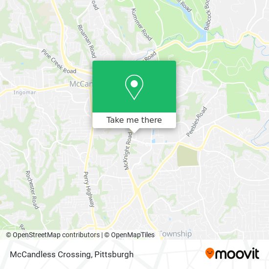 McCandless Crossing map