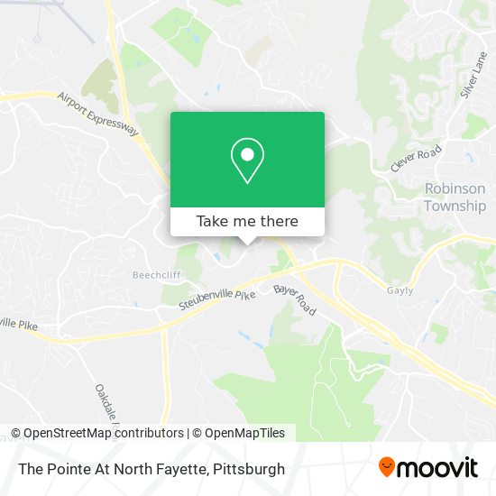The Pointe At North Fayette map