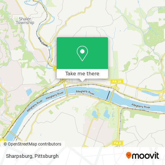 Mapa de Sharpsburg