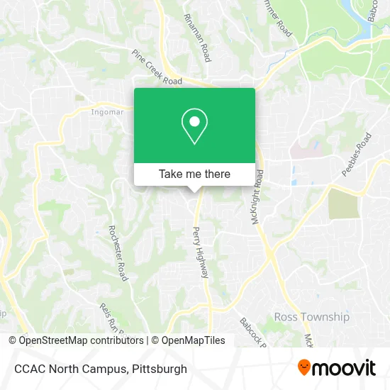 How to Get to CCAC North Campus in Pittsburgh by Bus?