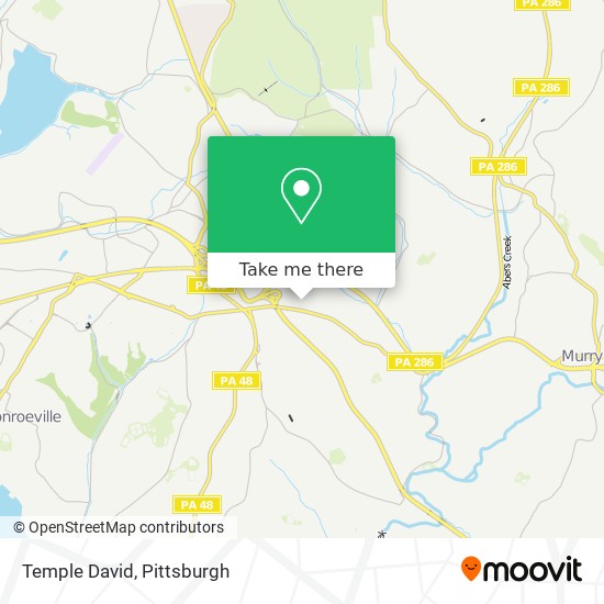 Temple David map