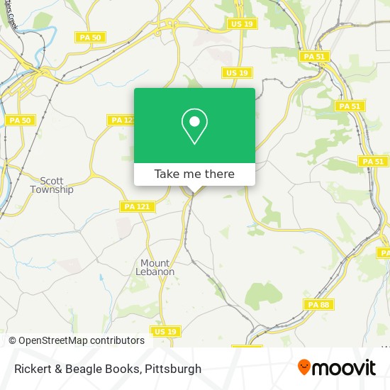 Rickert & Beagle Books map