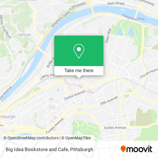 Mapa de Big Idea Bookstore and Cafe