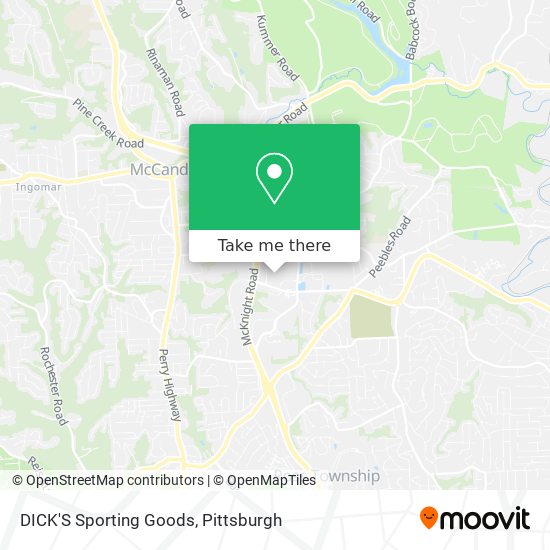 DICK'S Sporting Goods map