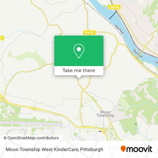 Moon Township West KinderCare map