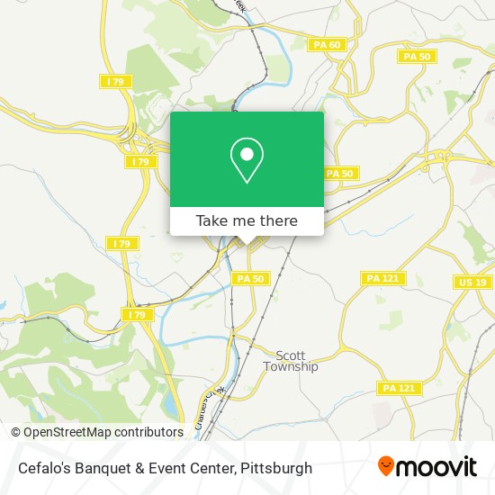 Mapa de Cefalo's Banquet & Event Center