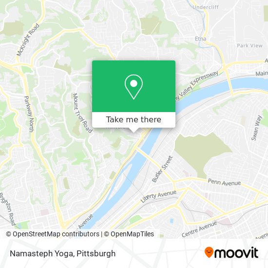 Namasteph Yoga map