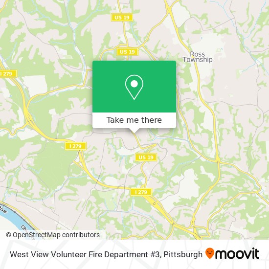 West View Volunteer Fire Department #3 map