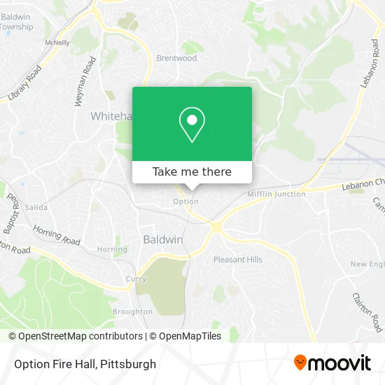 Option Fire Hall map