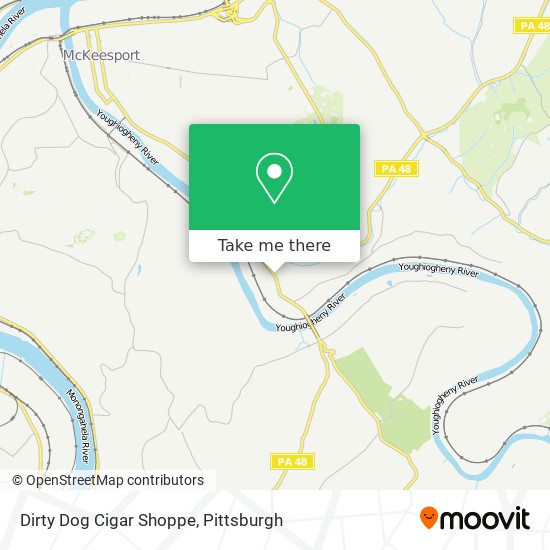 Dirty Dog Cigar Shoppe map