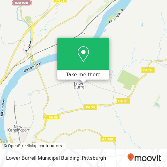 Mapa de Lower Burrell Municipal Building