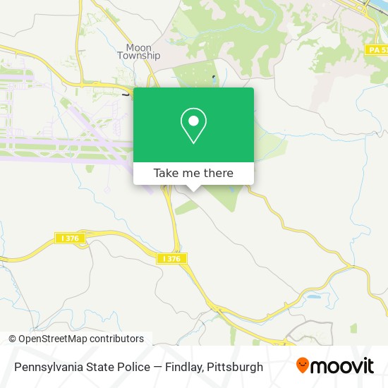 Mapa de Pennsylvania State Police — Findlay