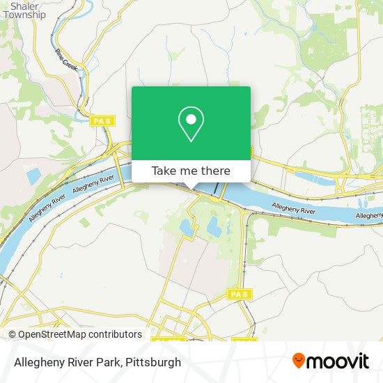 Mapa de Allegheny River Park