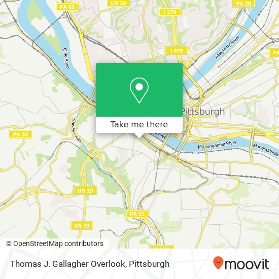 Mapa de Thomas J. Gallagher Overlook