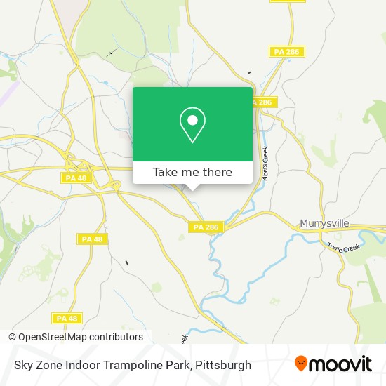 Mapa de Sky Zone Indoor Trampoline Park