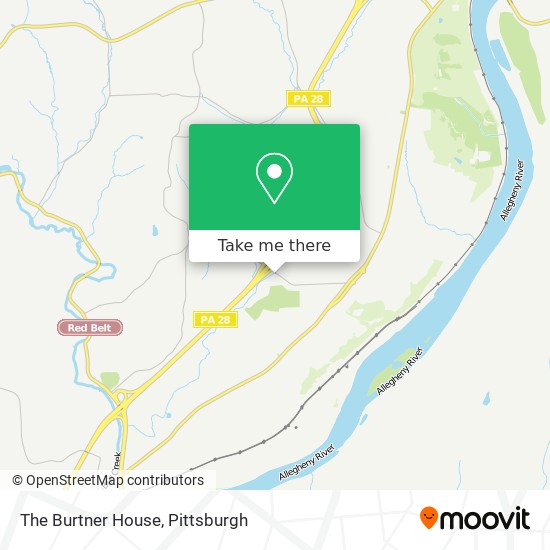 The Burtner House map