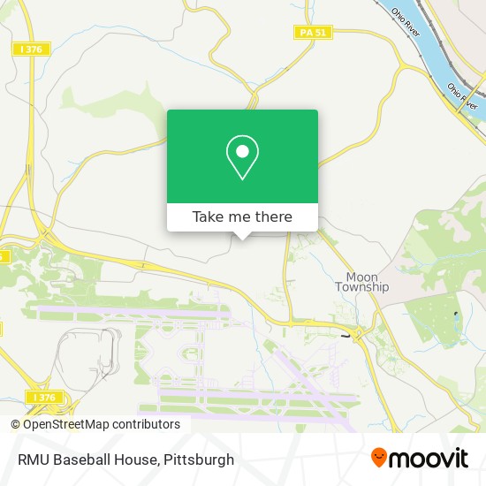 Mapa de RMU Baseball House