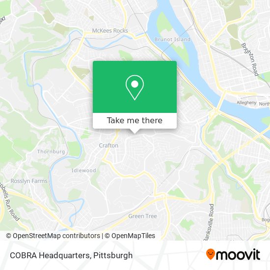 COBRA Headquarters map