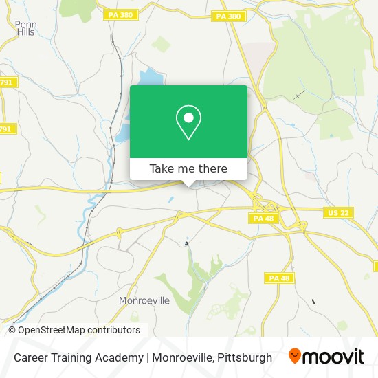 Mapa de Career Training Academy | Monroeville