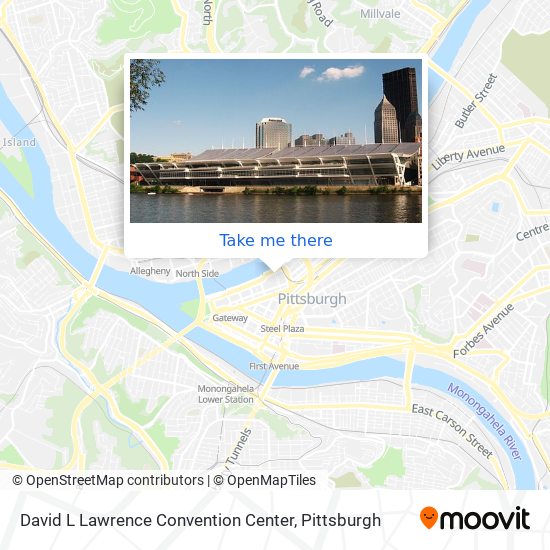 David L Lawrence Convention Center map