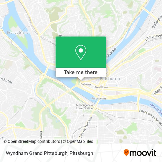 Mapa de Wyndham Grand Pittsburgh