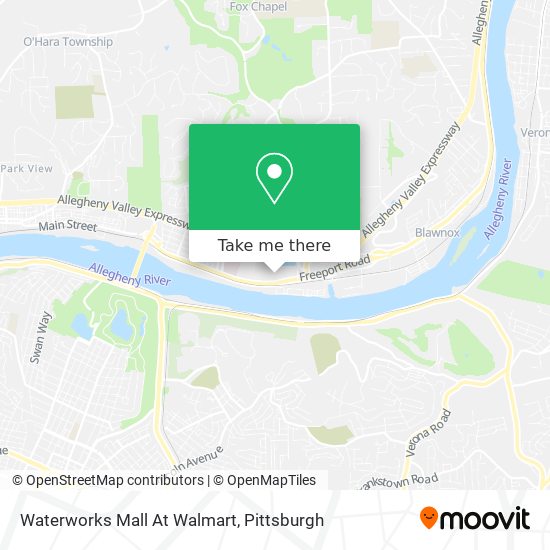 Mapa de Waterworks Mall At Walmart