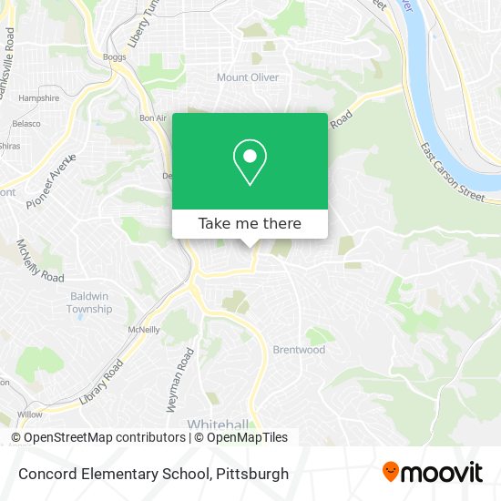 Concord Elementary School map