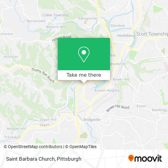 Saint Barbara Church map