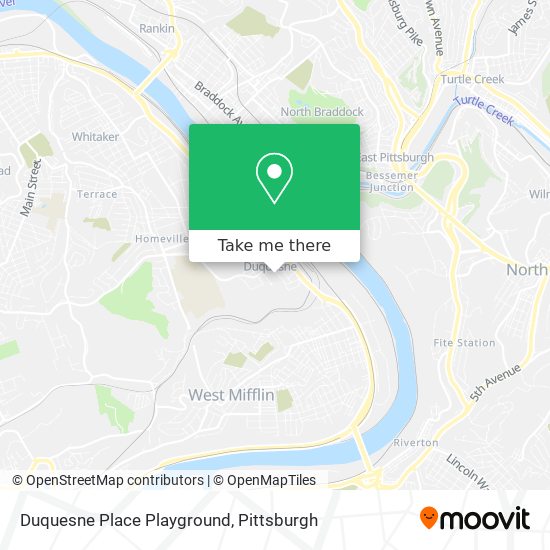 Duquesne Place Playground map