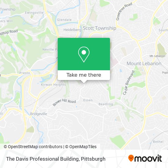 Mapa de The Davis Professional Building