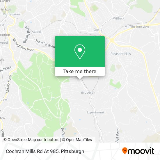 Cochran Mills Rd At 985 map