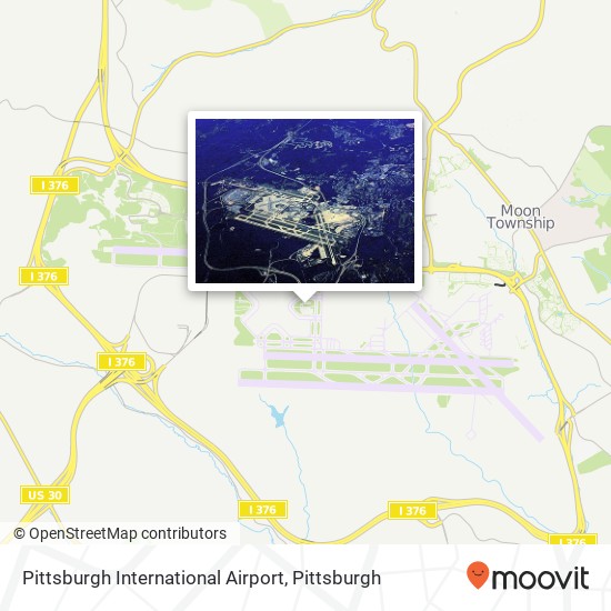 Pittsburgh International Airport map