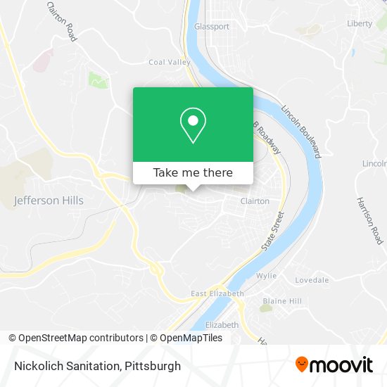Nickolich Sanitation map