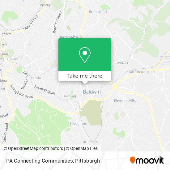 PA Connecting Communities map