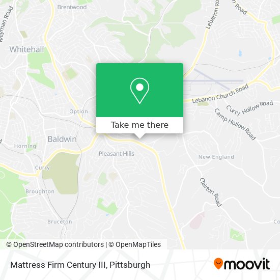 Mapa de Mattress Firm Century III