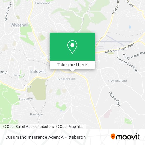 Mapa de Cusumano Insurance Agency