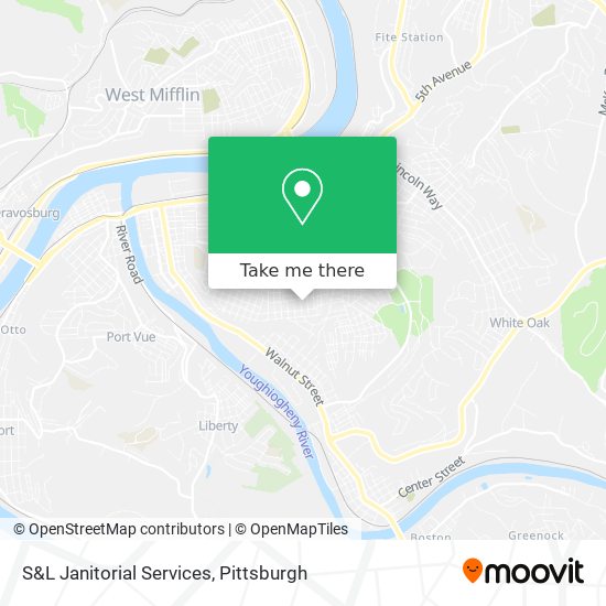 S&L Janitorial Services map