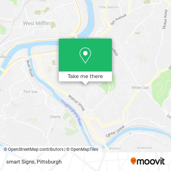smart Signs map
