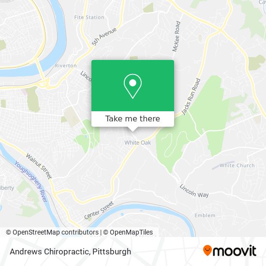 Mapa de Andrews Chiropractic