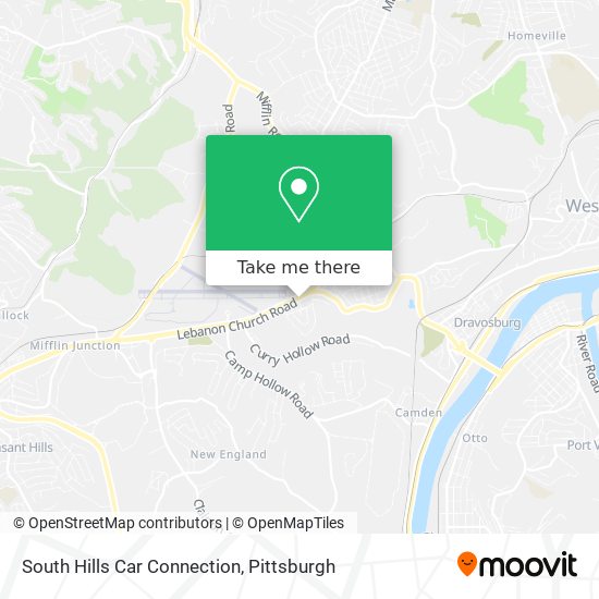 Mapa de South Hills Car Connection