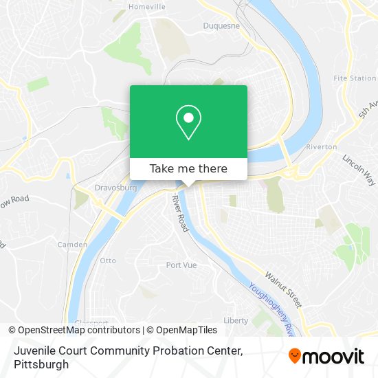 Juvenile Court Community Probation Center map