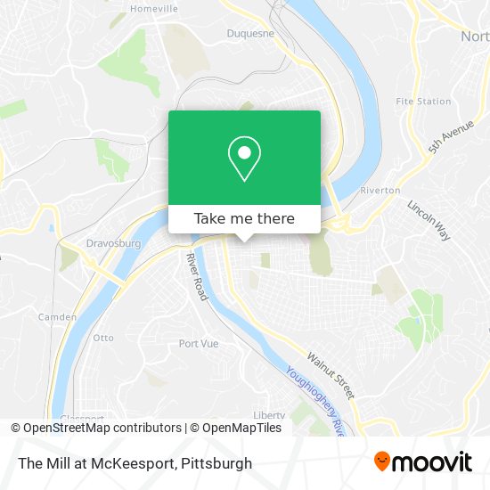 The Mill at McKeesport map